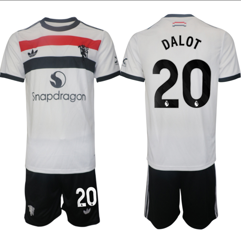 Men 2024-2025 Club Manchester United away white #20 Soccer Jersey